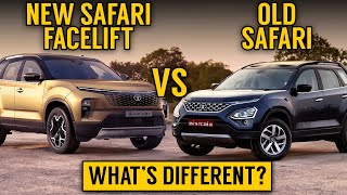 Safari facelift 2023 VS old Safari  Whats New in Safari Facelift Tata Safari 2023 launched [upl. by Nnairac]