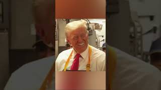 Trump works the fryer and takes over a McDonalds kitchen [upl. by Liebowitz]