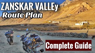 Zanskar Valley Route plan  complete Guide  Zanskar Itinerary [upl. by Ixela]