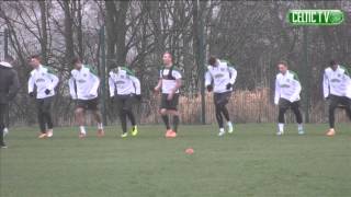 Celtic FC  First Team Training preHibernian [upl. by Gardiner820]