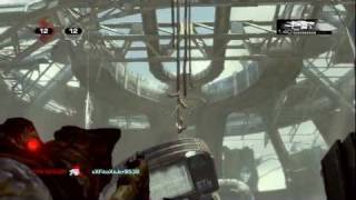 Gears of War 3  Hilarious Thrashball Scoreboard Team Kill [upl. by Ynor168]