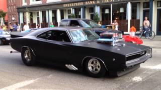 1968 Dodge Charger  American Muscle Car Pro Street [upl. by Bollen275]