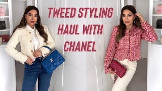 Tweed Fall Try On Haul ft Chanel amp Urban Revivo Jackets Blazers [upl. by Dene]