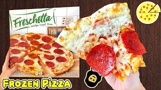 🍕Freschetta Thin Crust Premium Pepperoni  Frozen Pizza Review [upl. by Orion]