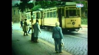 SchmalspurStraßenbahnen in KarlMarxStadt Auf schmaler Spur durch die Stadt [upl. by Adnilreh]