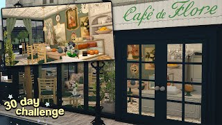 building a COZY CAFE in my CITY day 17  ROBLOX Bloxburg [upl. by Penny802]