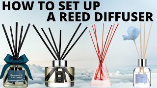 How to set up a reed diffuser  any reed diffuser setup  miniso [upl. by Van177]