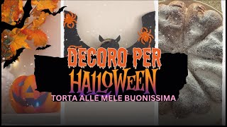 🎃 DECORO PER HALLOWEEN  BUONISSIMA TORTA ALLE MELE 🎃 [upl. by Snow961]