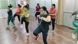 10 min intense aerobics workout loose ur belly fat zumba viralvideoskywards fitness zone [upl. by Noicpesnoc181]