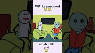 Wifi password cartoon comedy cartooncartoon cartoonchannel cartoonvideo cartoon memes [upl. by Oinotla]