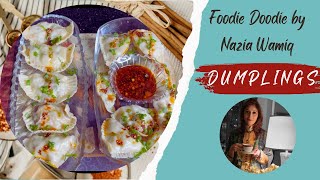 Easy Tasty dumplings recipe by ​⁠foodiedoodiebynaziawamiq food foodshorts dumplings cooking [upl. by Euqinwahs]