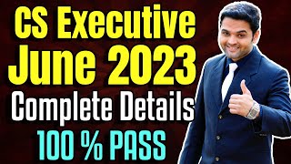 CS Executive Complete Details 2023  ICSI Registration Process  Cut Off Dates  Fees  Eligibility [upl. by Harehs514]