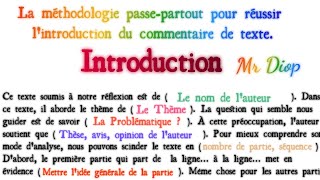 Comment Réussir le Commentaire de texte philosophique  Technique passepartout [upl. by Mhoj]