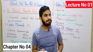 Air Pollutants Properties And Effects On Human Class 8 In Urdu By Haider  Lec No 01  ChapNo 04 [upl. by Ahsatsan]