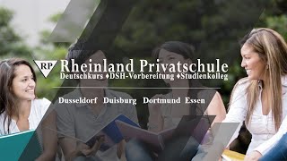 Rheinland Privatschule German language coursePreparatory courseTELCstudienkolleg [upl. by Ellek]