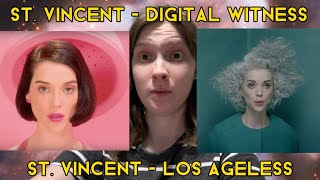 St Vincent  Digital Witness amp Los Ageless audio REACTION 🤯🔥 [upl. by Eniamirt293]