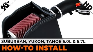 Suburban Yukon Tahoe 50L amp 57L 5730132 Air Intake Installation [upl. by Cherye277]