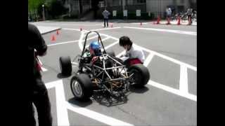 【名工大 学生フォーミュラ2012】NIT10 First Run [upl. by Aigroeg]