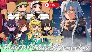 Cautious Hero React To Rimuru As The Strongest Demon Lord  Gacha Life Reaction  Slime part2 [upl. by Zobkiw]