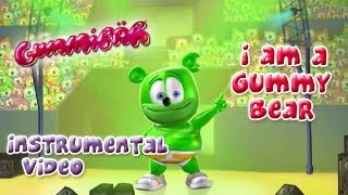 The Gummy Bear Song Instrumental With Lyrics  Gummibär The Gummy Bear [upl. by Meave]