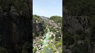 Köprü kanyon rafting adventure Antalya turkey [upl. by Name]