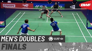 YONEX French Open 2021  GideonSukamuljo INA 1 vs KoShin KOR  Finals [upl. by Cheatham]