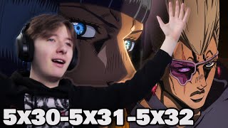 HES BACK  JJBA Part 5 Episode 30 31 and 32 Reaction [upl. by Anihc]