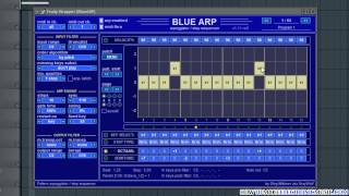 BlueARP  Free Arpeggiator Plugin By Oleg Mikheev [upl. by Anaerdna]