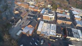 Drone flight over Hazard Kentucky Downtown [upl. by Dag]