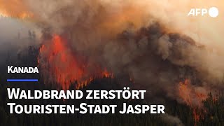 Kanada Waldbrand zerstört TouristenStadt Jasper  AFP [upl. by Ecnirp]