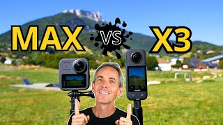 Insta360 X3 vs GoPro MAX  JE COMPARE TOUT  Faites votre choix [upl. by Stratton]