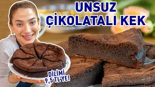 Dilimi 95 TLye Çikolatalı Unsuz Kek  Yedikçe Yedirten Şekersiz ve Glutensiz Tatlı Tarifleri [upl. by Tillford]