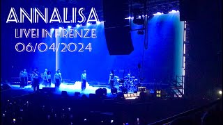 annalisa  BYE BYE  ANNALISA’s CONCERT TOUR 2024 Live  THE MANDELA FORUM Firenze 06042024 [upl. by Anirtac]