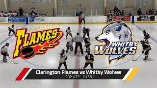 U13B  Clarington Flames vs Whitby Wolves [upl. by Savage]