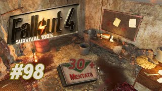 Mentats Jackpot and The Supermutant Hidden Trap Room  Shaw High School  Fallout 4 Survival 100 [upl. by Goines9]