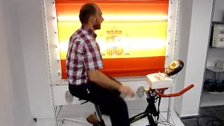 Generador bicieléctrico bicicleta estática de spinning [upl. by Asin489]