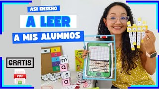 Como enseñar a leer y escribir en primer gradoMATERIAL GRATUITO [upl. by Negem]