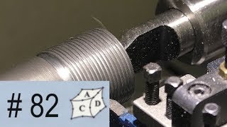 thread cutting with the leadscrew [upl. by Dumah872]