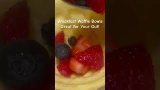 Grain Free Waffle Bowls healthyfoodalternatives foodgradeessentialoils happygutfoodie [upl. by Anirroc]