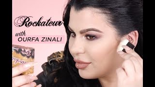 TUTORIAL WITH OURFA ZINALI  featuring rockateur rosegold blush [upl. by Enneyehs]