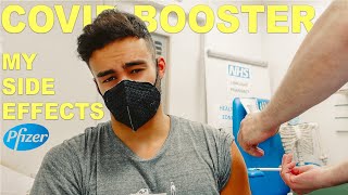 BOOSTER DOSE COVID VACCINE Pfizer  My Side Effects Reaction Vlog [upl. by Eitsrik41]