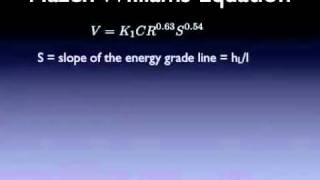 24 HazenWilliams equation [upl. by Amato]