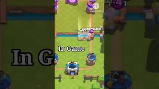 Real game 🥵🥵🥶😔clashroyale supercell viralclips [upl. by Aibat]