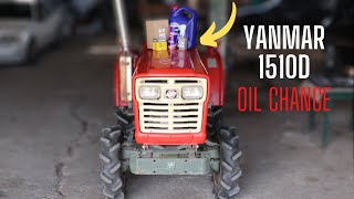 YANMAR YM1510D Engine Oil Change [upl. by Yecrad]