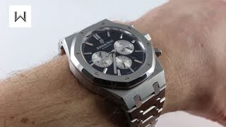 PreOwned Audemars Piguet Royal Oak Chronograph 26331STOO1220ST02 Luxury Watch Review [upl. by Oiruam]