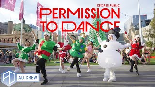 KPOP IN PUBLIC BTS Permission to Dance Dance Cover AO CREW  Australia ONE SHOT vers [upl. by Allistir136]