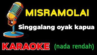 Misramolai  Singgalang oyak kapua KARAOKE nada rendah [upl. by Yerak]