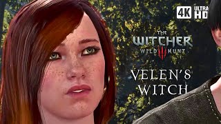 Velens Witch  Book Geralt  The Witcher 3  Wild Hunt  4K [upl. by Aurea]