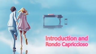 Kaori and Kousei performance  Introduction and Rondo Capriccioso  Your lie in April [upl. by Aksehcnarf]