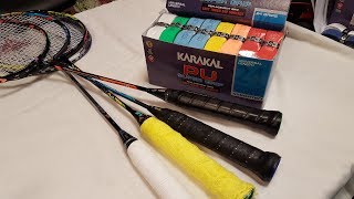 How to grip a Badminton racket  4 ways [upl. by Adiehsar]